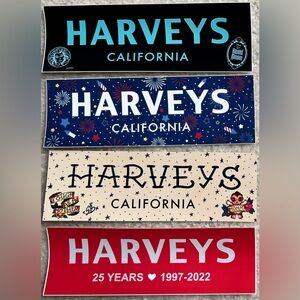 Harvey’s Seatbeltbags Stickers Lot of 4